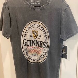 Lucky Brand Charcoal Guinness Tee